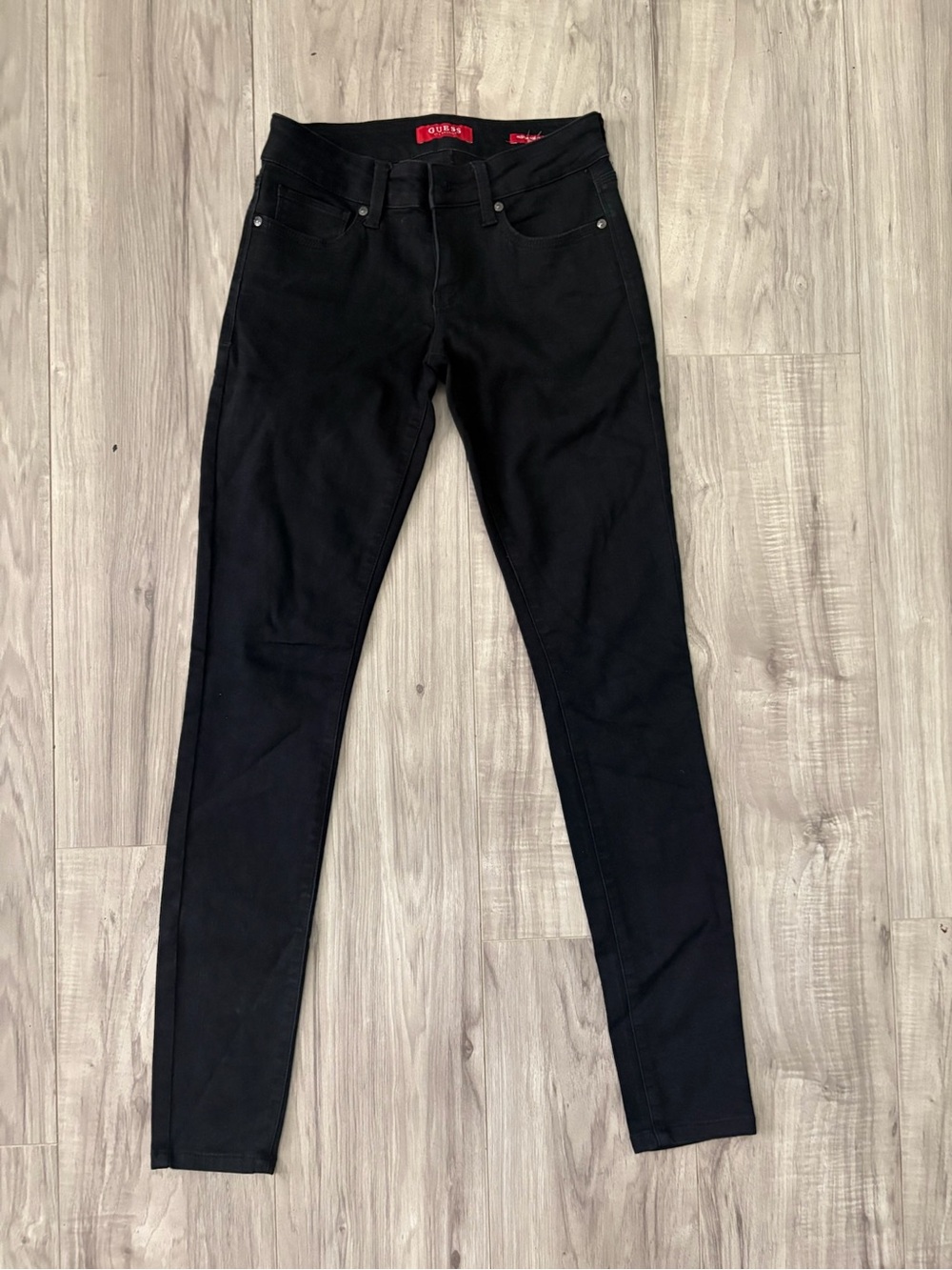 Guess Black Skinny High-Rise Jeans